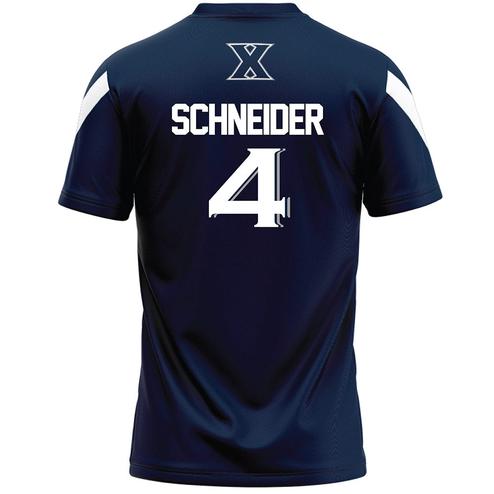 Xavier - NCAA Women's Lacrosse : Paige Schneider - Lacrosse Jersey-1