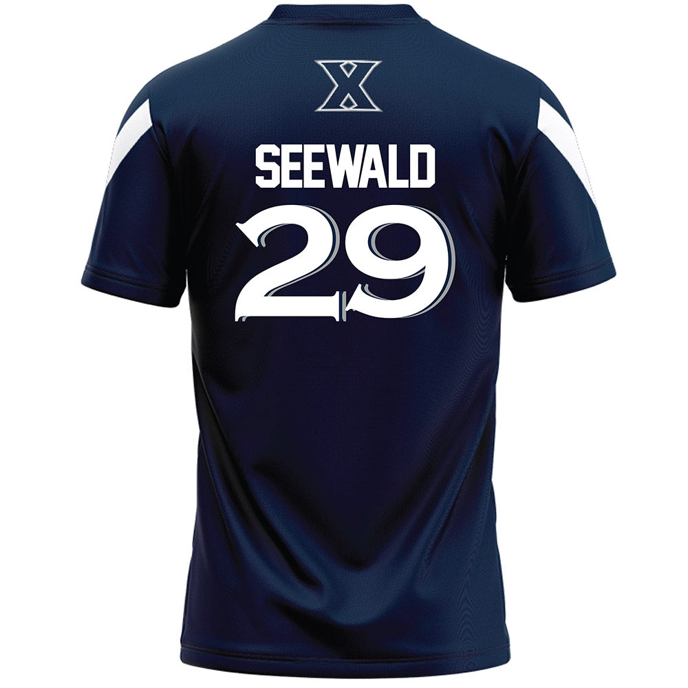 Xavier - NCAA Women's Lacrosse : Julia Seewald - Lacrosse Jersey-1