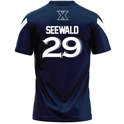 Xavier - NCAA Women's Lacrosse : Julia Seewald - Lacrosse Jersey-1