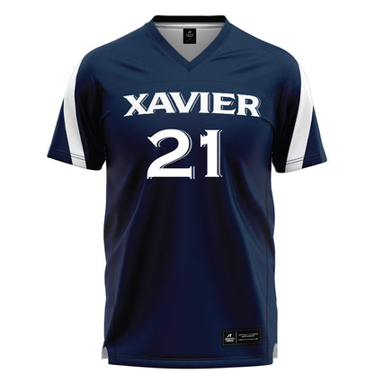 Xavier - NCAA Women's Lacrosse : Addi Joerres - Lacrosse Jersey-0