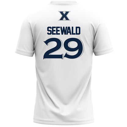 Xavier - NCAA Women's Lacrosse : Julia Seewald - Lacrosse Jersey-1