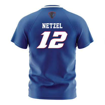 DePaul - NCAA Men's Soccer : Gavin Netzel - Blue Soccer Jersey-1