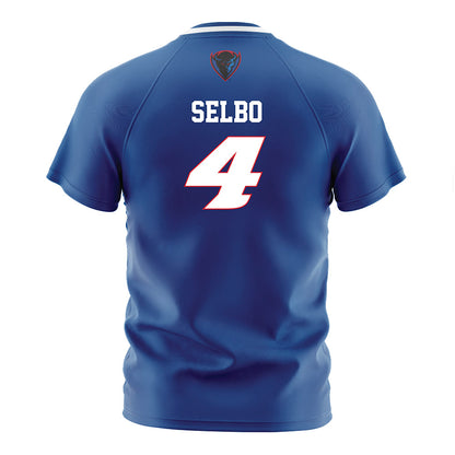 DePaul - NCAA Men's Soccer : Ronan Selbo - Blue Soccer Jersey-1
