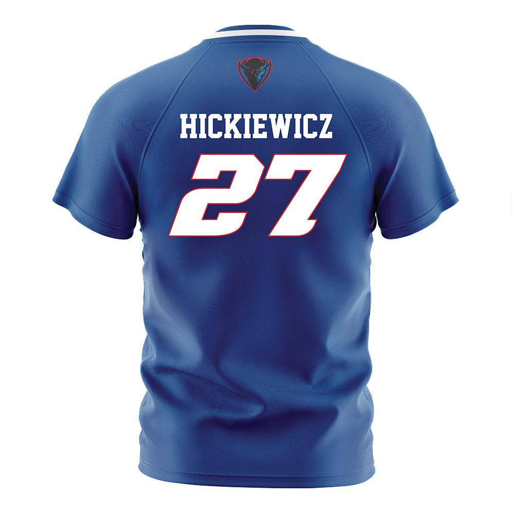 DePaul - NCAA Men's Soccer : Daniel Hickiewicz - Blue Soccer Jersey-1