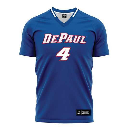 DePaul - NCAA Men's Soccer : Ronan Selbo - Blue Soccer Jersey-0