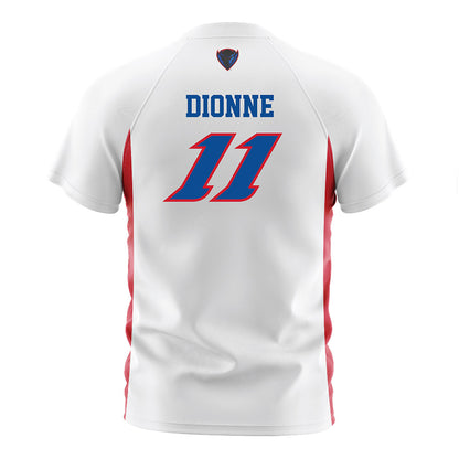 DePaul - NCAA Men's Soccer : Christian Dionne - White Soccer Jersey-1