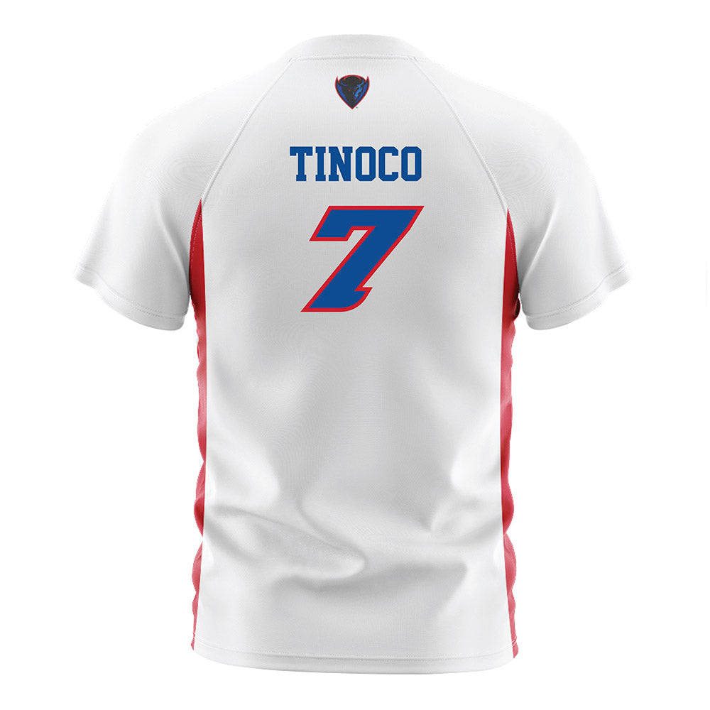 DePaul - NCAA Men's Soccer : Sam Tinoco - White Soccer Jersey-1