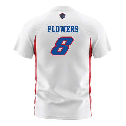 DePaul - NCAA Men's Soccer : Tyler Flowers - White Soccer Jersey-1