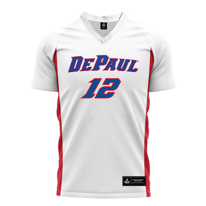 DePaul - NCAA Men's Soccer : Gavin Netzel - White Soccer Jersey-0