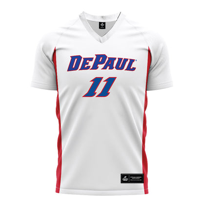 DePaul - NCAA Men's Soccer : Daniel Hickiewicz - White Soccer Jersey-0