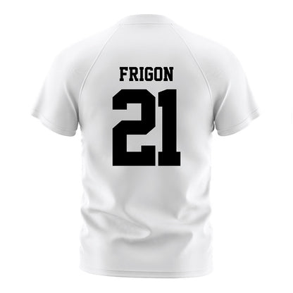 DePaul - NCAA Women's Soccer : Jericho Frigon - White Striped Soccer Jersey-1