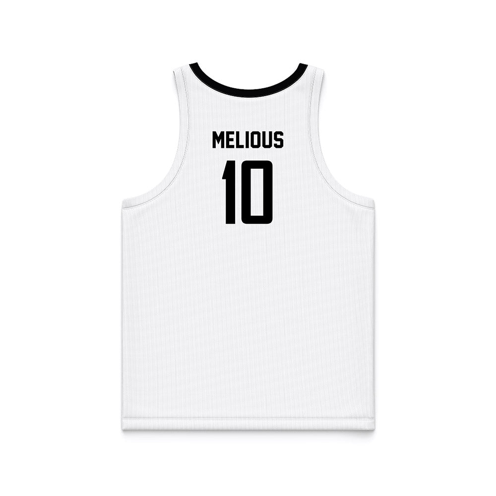 Siena - NCAA Women's Basketball : Nicole Melious - White Basketball Jersey-1