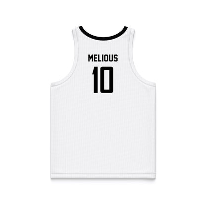Siena - NCAA Women's Basketball : Nicole Melious - White Basketball Jersey-1