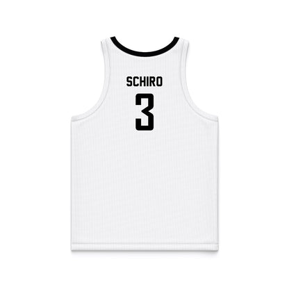 Siena - NCAA Women's Basketball : Francesca Schiro - White Basketball Jersey-1