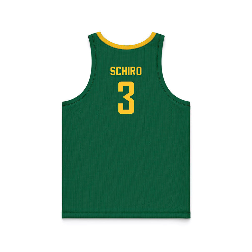 Siena - NCAA Women's Basketball : Francesca Schiro - Green Basketball Jersey-2