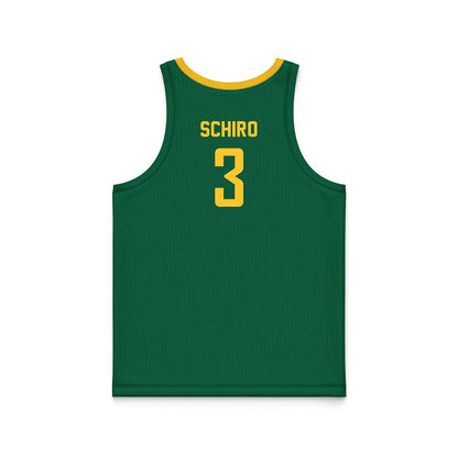 Siena - NCAA Women's Basketball : Francesca Schiro - Green Basketball Jersey-3