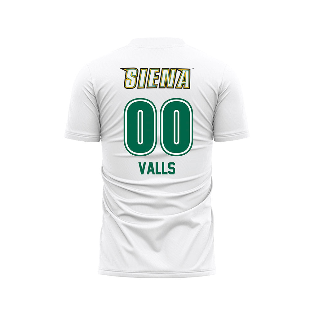 Siena - NCAA Women's Soccer : Maria Valls - White Soccer Jersey-1