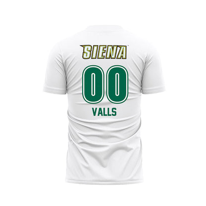 Siena - NCAA Women's Soccer : Maria Valls - White Soccer Jersey-1