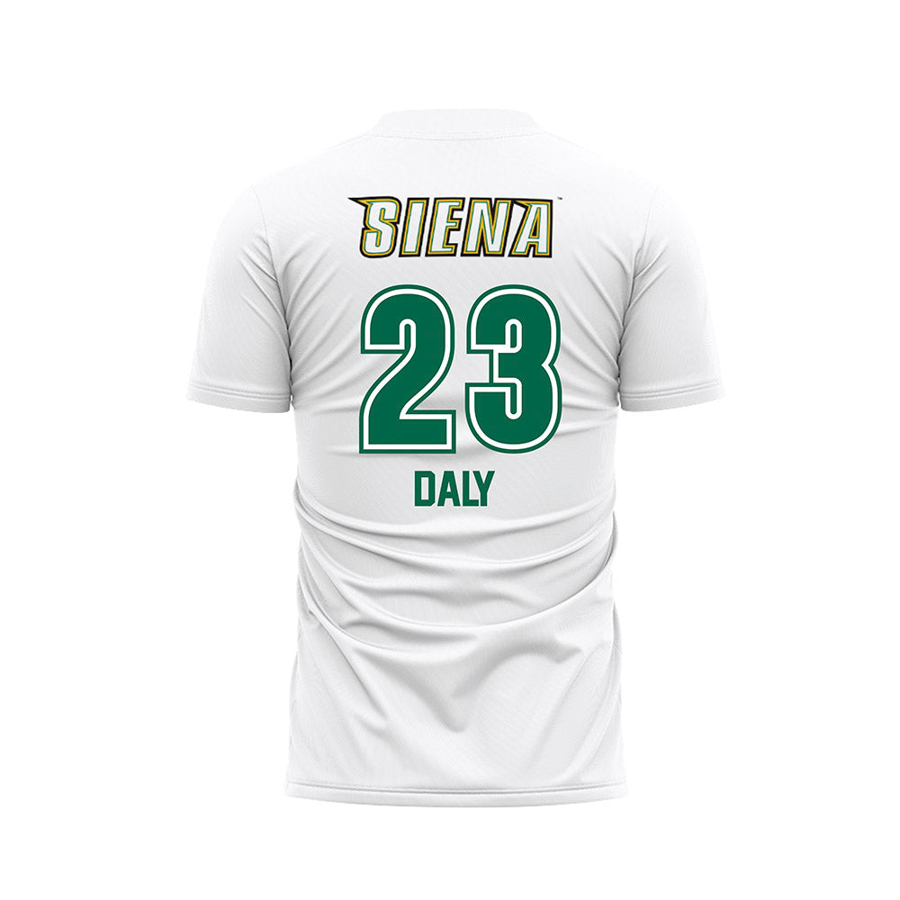 Siena - NCAA Women's Soccer : Abigail Daly - White Soccer Jersey-1