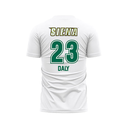 Siena - NCAA Women's Soccer : Abigail Daly - White Soccer Jersey-1