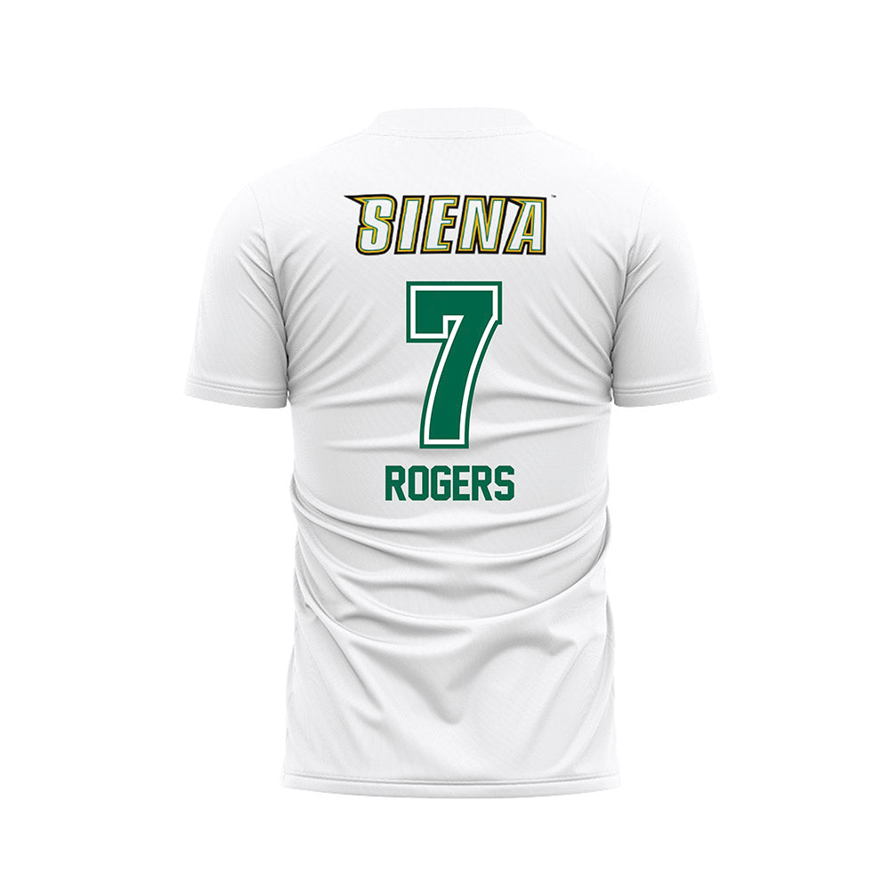 Siena - NCAA Women's Soccer : Catherine Rogers - White Soccer Jersey