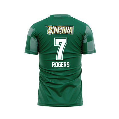 Siena - NCAA Women's Soccer : Catherine Rogers - Green Soccer Jersey