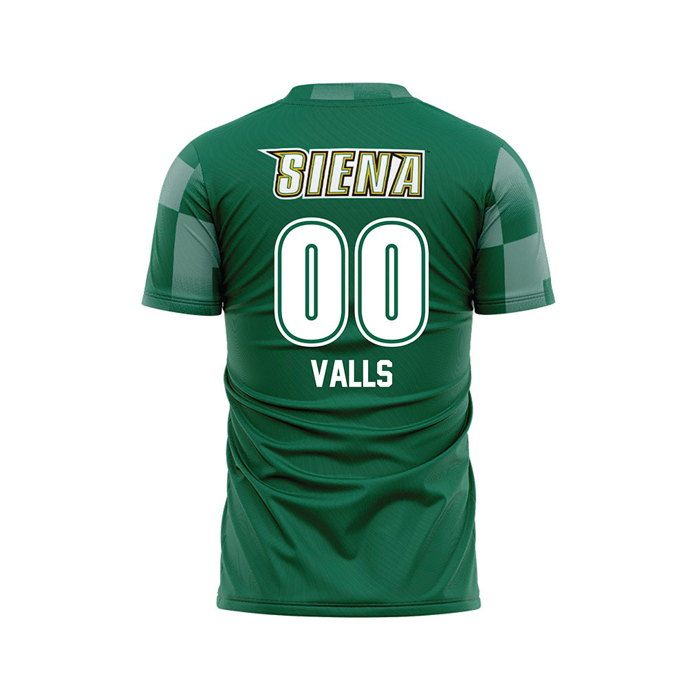 Siena - NCAA Women's Soccer : Maria Valls - Green Soccer Jersey-1