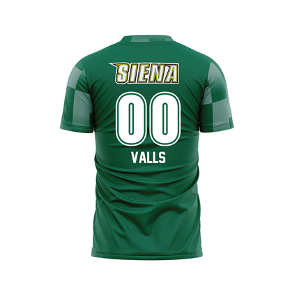 Siena - NCAA Women's Soccer : Maria Valls - Green Soccer Jersey-1