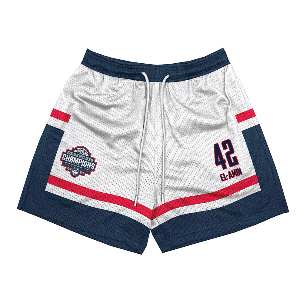 UConn - Men's Basketball Legends : Khalid El-Amin - Shorts-0