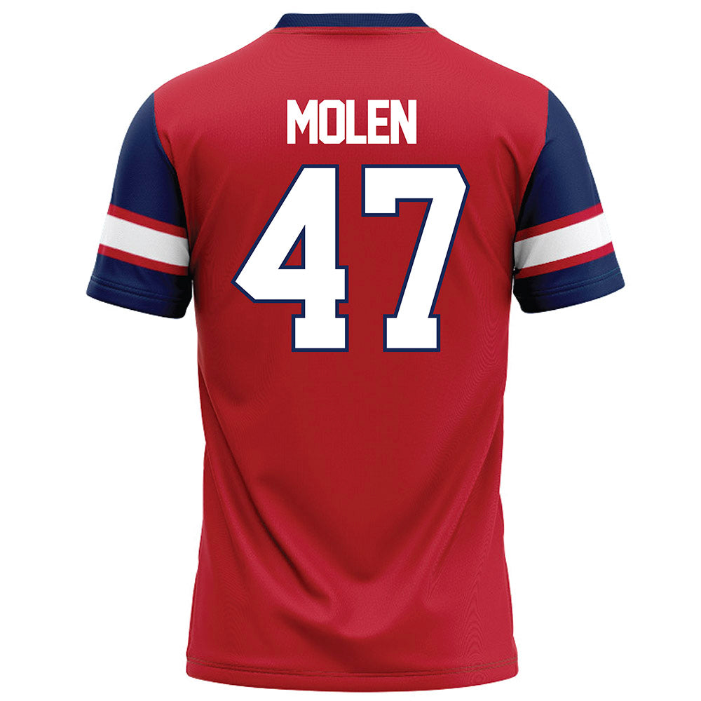 Arizona - NCAA Football : Broden Molen - Red Football Jersey-1