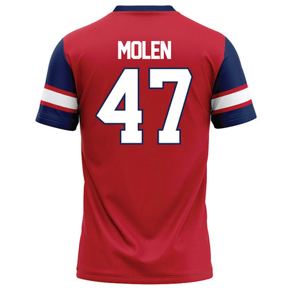 Arizona - NCAA Football : Broden Molen - Red Football Jersey-1