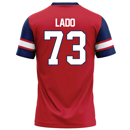 Arizona - NCAA Football : Matthew Lado - Red Football Jersey