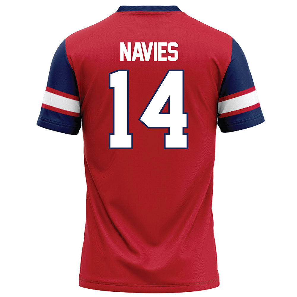 Arizona - NCAA Football : Hannibal Navies - Red Football Jersey-1