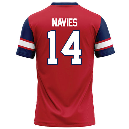 Arizona - NCAA Football : Hannibal Navies - Red Football Jersey-1