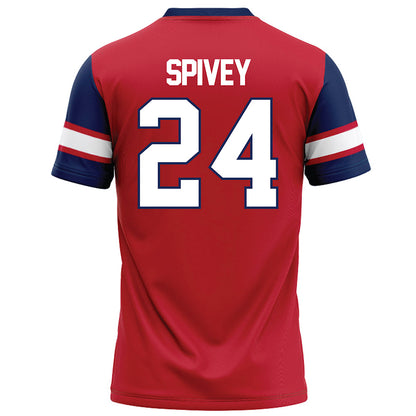 Arizona - NCAA Football : Kingston Spivey - Red Football Jersey-1
