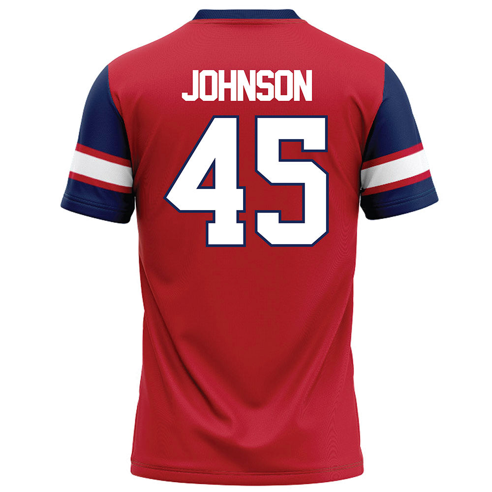 Arizona - NCAA Football : Victory Johnson - Red Football Jersey-1