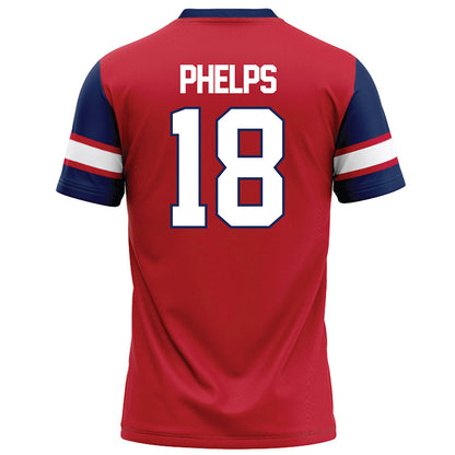 Arizona - NCAA Football : Brandon Phelps - Red Football Jersey-1