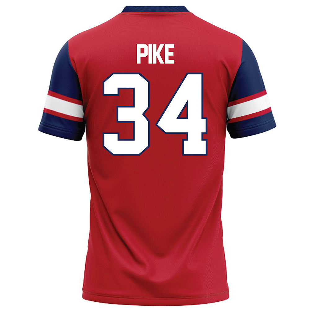 Arizona - NCAA Football : James Pike - Red Football Jersey-1