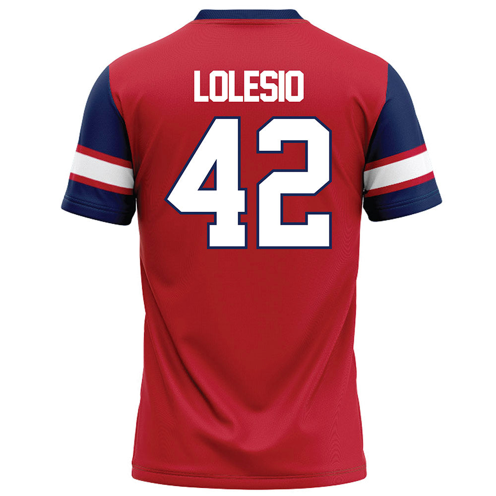 Arizona - NCAA Football : Dominic Lolesio - Red Football Jersey-1