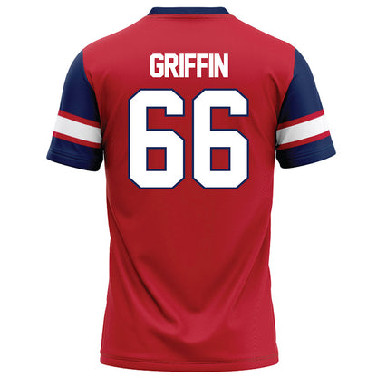 Arizona - NCAA Football : Jaxon Griffin - Red Football Jersey-1