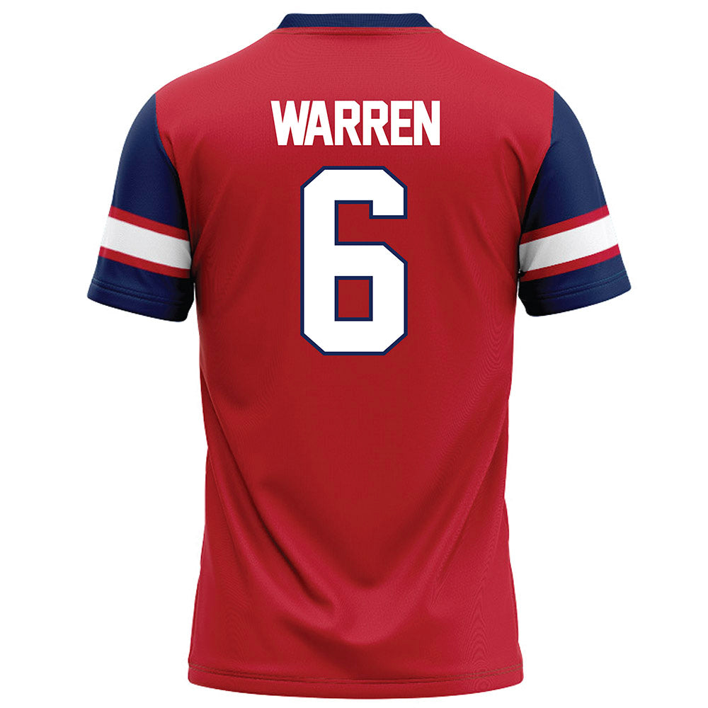 Arizona - NCAA Football : Cornelius Warren - Red Football Jersey-1