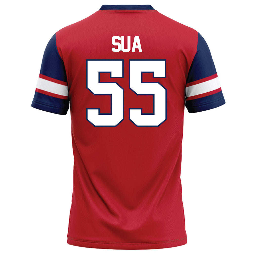 Arizona - NCAA Football : Leviticus Su'a - Red Football Jersey