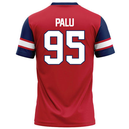 Arizona - NCAA Football : Leroy Palu - Red Football Jersey-1