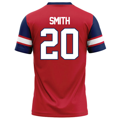 Arizona - NCAA Football : Caleb Smith - Red Football Jersey-1