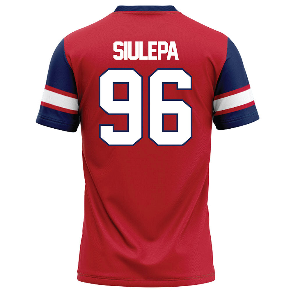 Arizona - NCAA Football : Zac Siulepa - Red Football Jersey-1
