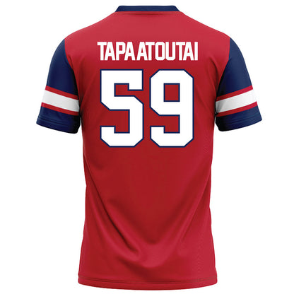 Arizona - NCAA Football : Rhino Tapa'atoutai - Red Football Jersey-1