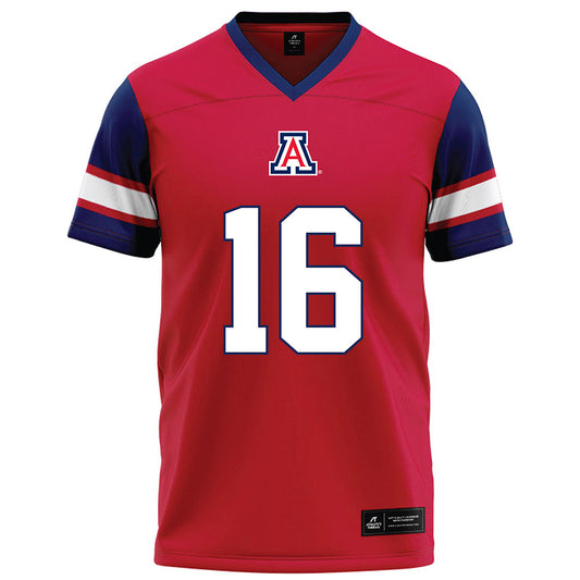 Arizona - NCAA Football : Everett Roussaw Jr - Red Football Jersey-0