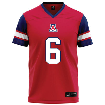 Arizona - NCAA Football : Cornelius Warren - Red Football Jersey-0