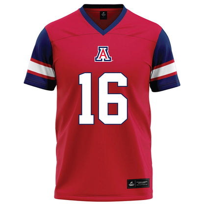 Arizona - NCAA Football : Luke Haugo - Red Football Jersey-0