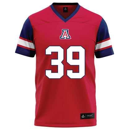 Arizona - NCAA Football : Jacob Buggie - Red Football Jersey-0